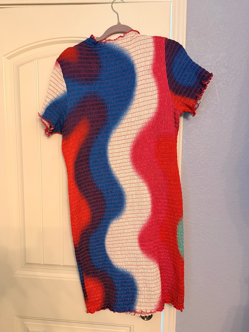 Tyler McGillivary White and Pink Mini Dress - XXL